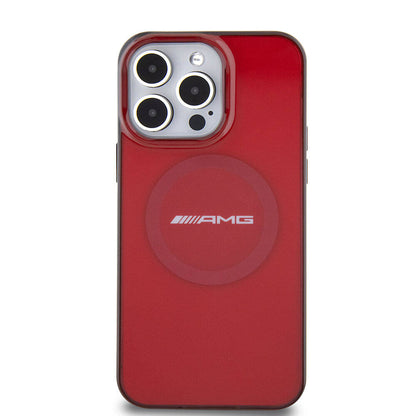 iPhone 15 Pro Max Kılıf AMG Orjinal Lisanslı M-safe Şarj Özellikli Transparan Timeless Kapak