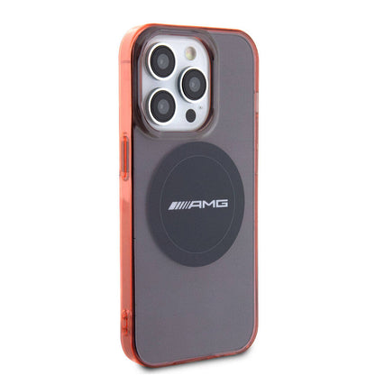 iPhone 15 Pro Max Kılıf AMG Orjinal Lisanslı M-safe Şarj Özellikli Transparan Timeless Kapak