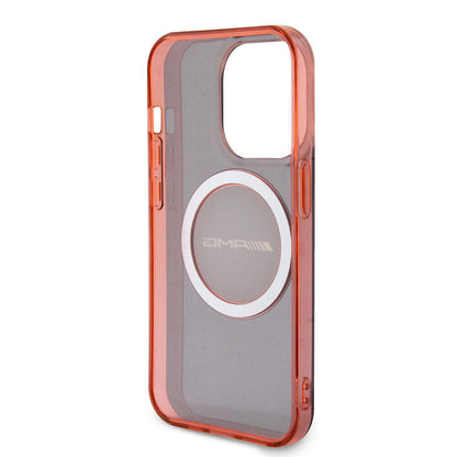 iPhone 15 Pro Max Kılıf AMG Orjinal Lisanslı M-safe Şarj Özellikli Transparan Timeless Kapak