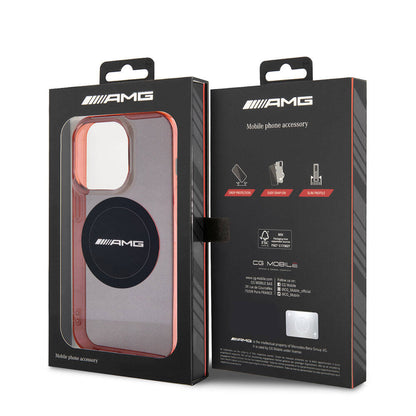 iPhone 15 Pro Max Kılıf AMG Orjinal Lisanslı M-safe Şarj Özellikli Transparan Timeless Kapak