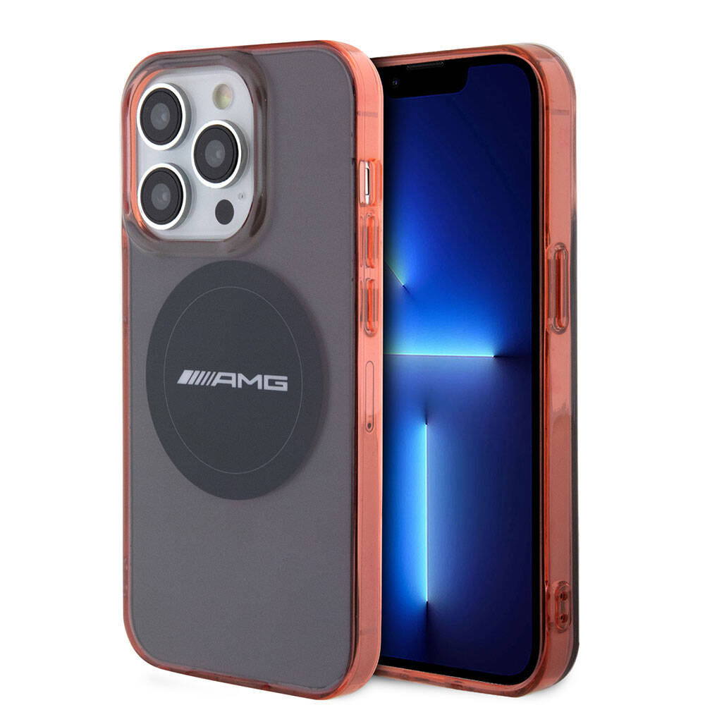 iPhone 15 Pro Max Kılıf AMG Orjinal Lisanslı M-safe Şarj Özellikli Transparan Timeless Kapak