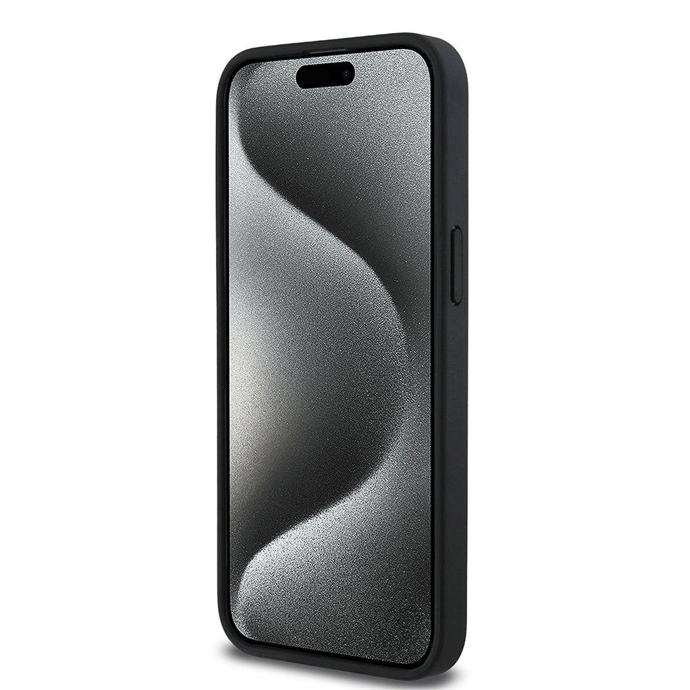 iPhone 15 Pro Max Kılıf Aston Martin Orjinal Lisanslı M-safe Şarj Özellikli PU Deri Alonso 14 Baskılı Kapak