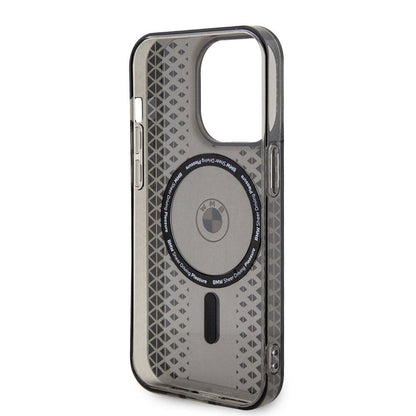 iPhone 15 Pro Max Kılıf BMW M-safe Şarj Özellikli Transparan IML Signature Orjinal Lisanslı Kapak