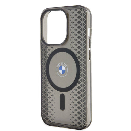 iPhone 15 Pro Max Kılıf BMW M-safe Şarj Özellikli Transparan IML Signature Orjinal Lisanslı Kapak