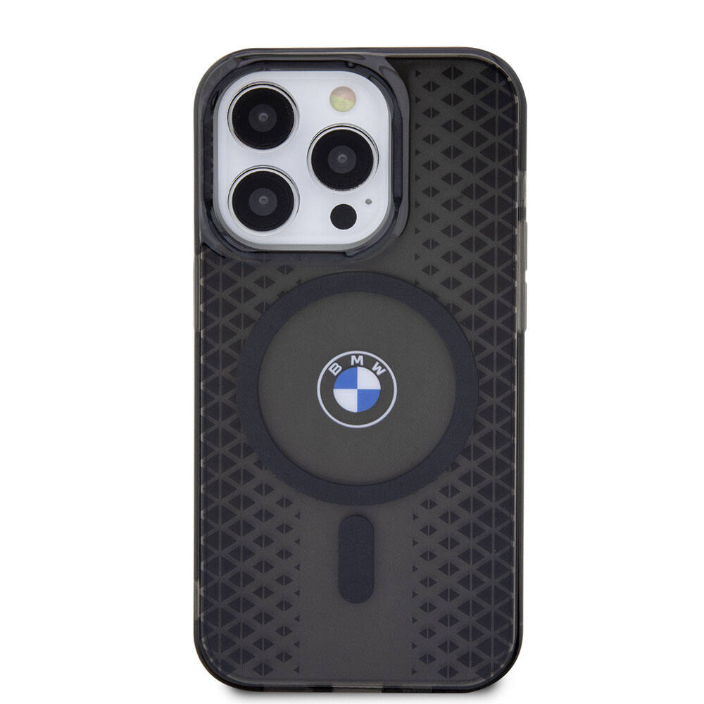 iPhone 15 Pro Max Kılıf BMW M-safe Şarj Özellikli Transparan IML Signature Orjinal Lisanslı Kapak