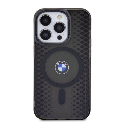 iPhone 15 Pro Max Kılıf BMW M-safe Şarj Özellikli Transparan IML Signature Orjinal Lisanslı Kapak