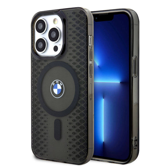 iPhone 15 Pro Max Kılıf BMW M-safe Şarj Özellikli Transparan IML Signature Orjinal Lisanslı Kapak