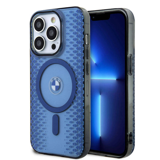 iPhone 15 Pro Max Kılıf BMW M-safe Şarj Özellikli Transparan IML Signature Orjinal Lisanslı Kapak