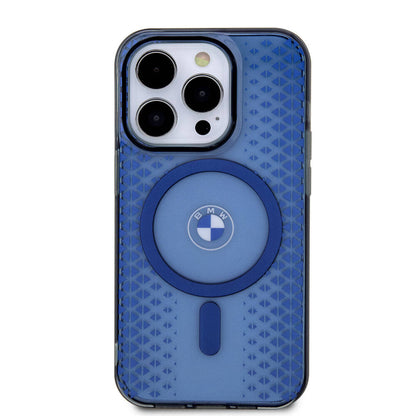 iPhone 15 Pro Max Kılıf BMW M-safe Şarj Özellikli Transparan IML Signature Orjinal Lisanslı Kapak
