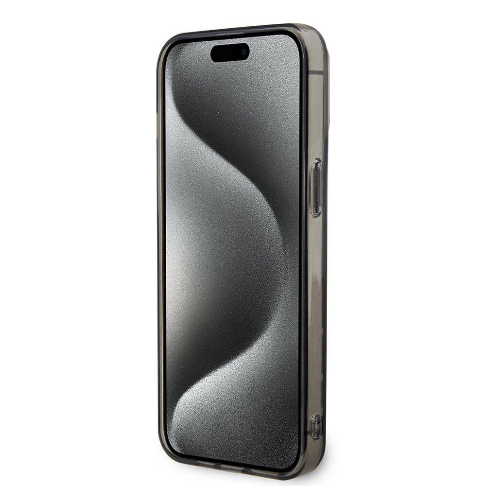 iPhone 15 Pro Max Kılıf BMW M-safe Şarj Özellikli Transparan M Dizayn Orjinal Lisanslı Kapak