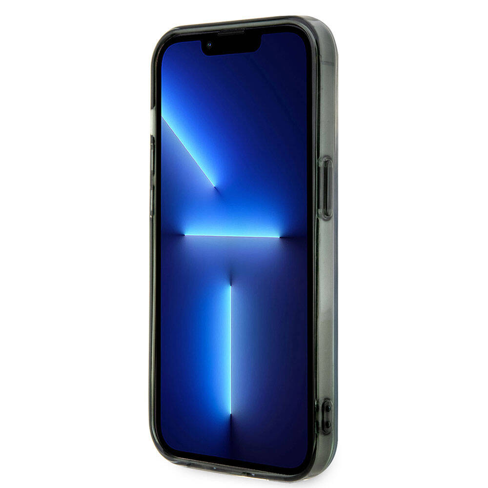 iPhone 15 Pro Max Kılıf BMW M-safe Şarj Özellikli Transparan Renk Geçişli Iridescent Orjinal Lisanslı Kapak