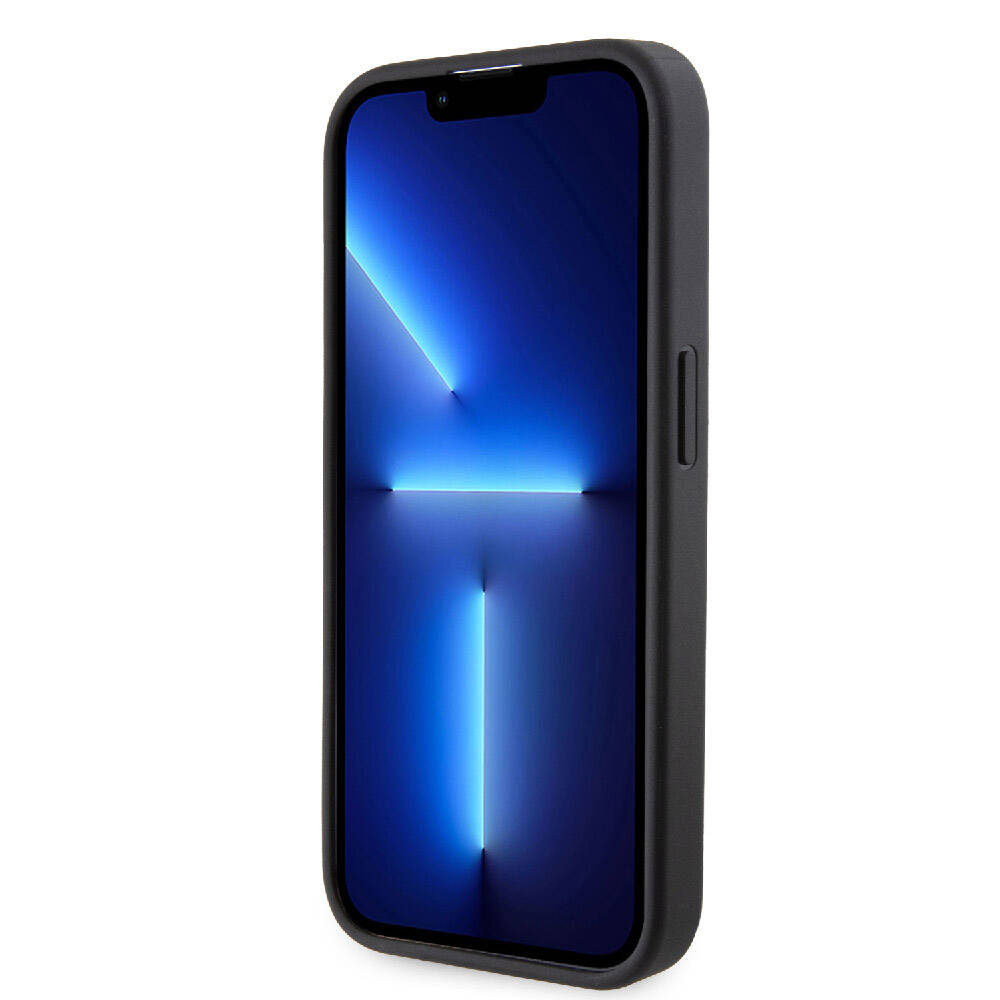 iPhone 15 Pro Max Kılıf BMW Orjinal Lisanslı M Şerit ve Logolu Standlı Kapak