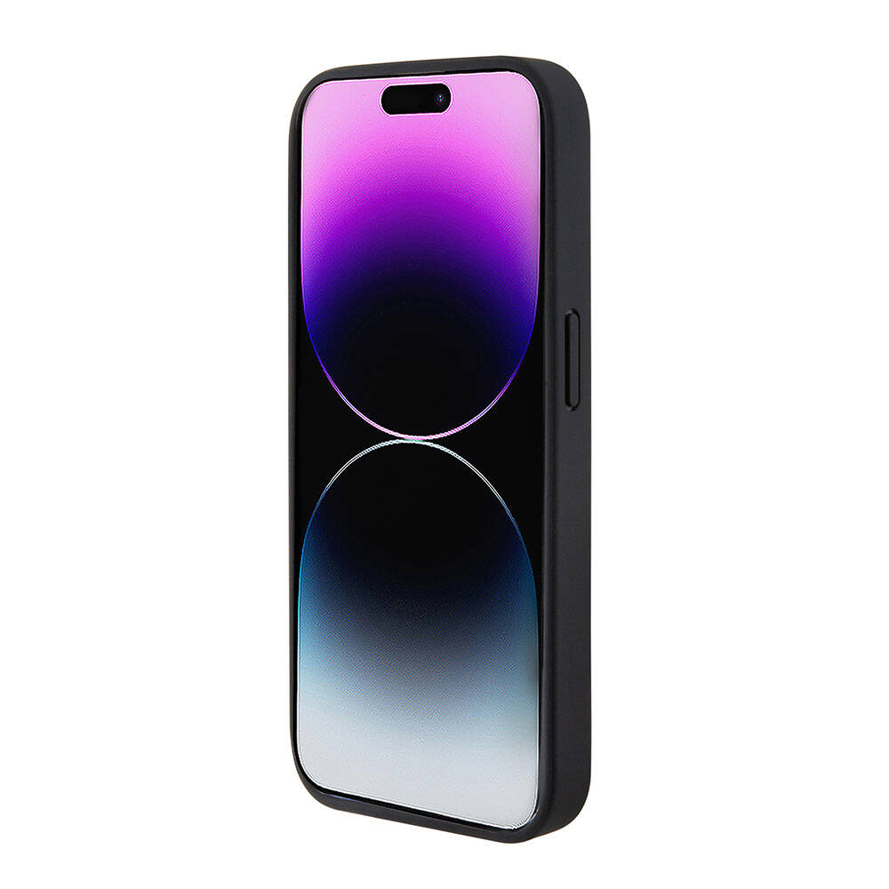 iPhone 15 Pro Max Kılıf BMW Orjinal Lisanslı M-safe Şarj Özellikli M Logolu PU Karbon Kapak