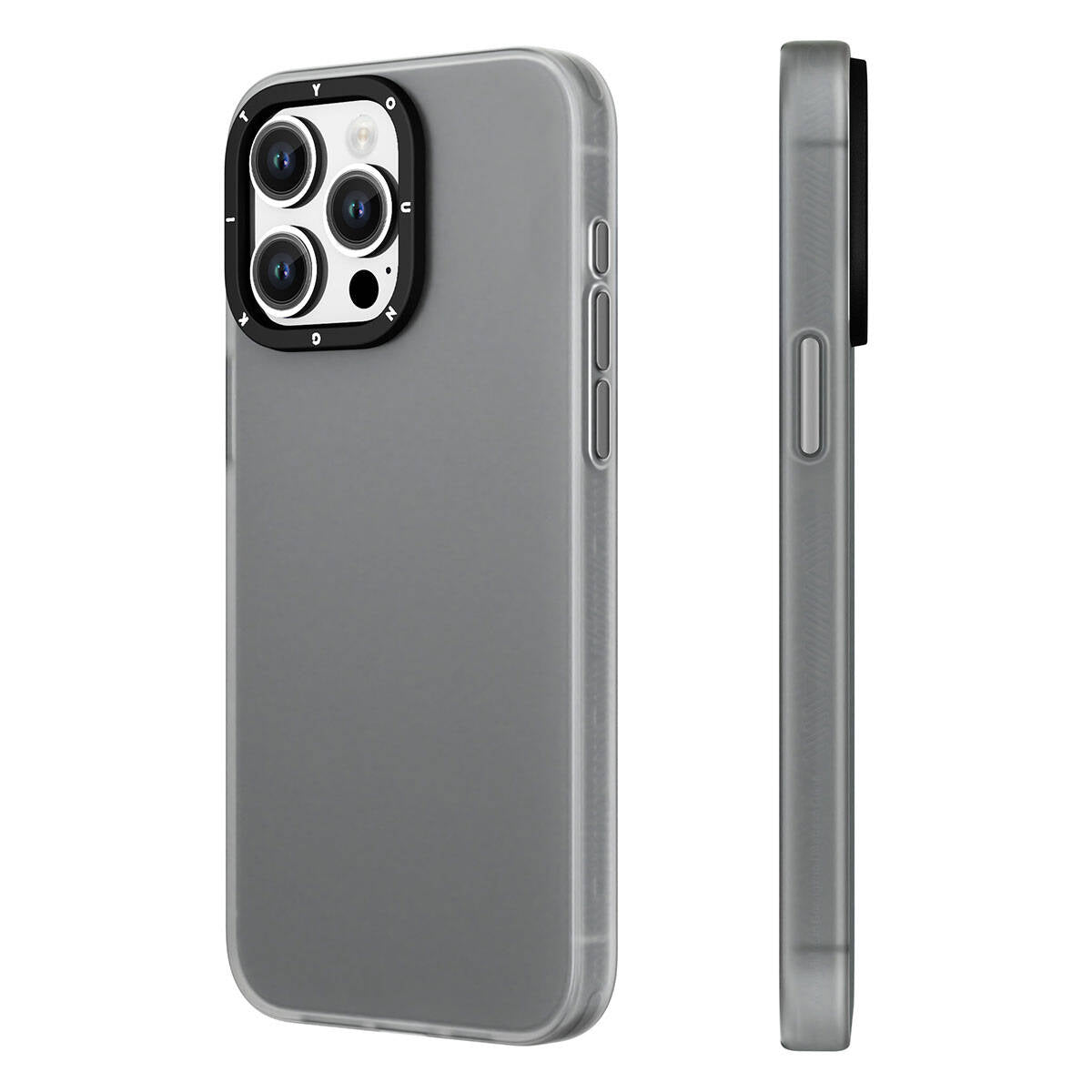 iPhone 15 Pro Max Kılıf Buzlu Mat Tasarım Youngkit Hidden Sand Serisi Kapak