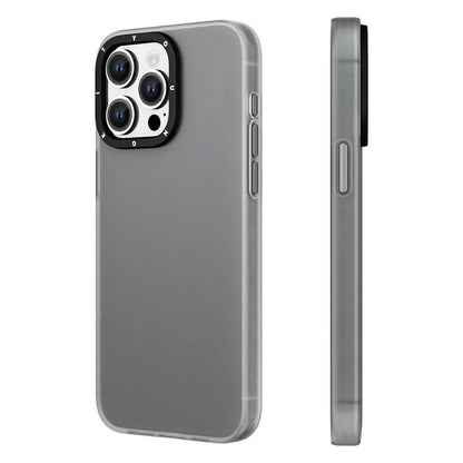 iPhone 15 Pro Max Kılıf Buzlu Mat Tasarım Youngkit Hidden Sand Serisi Kapak