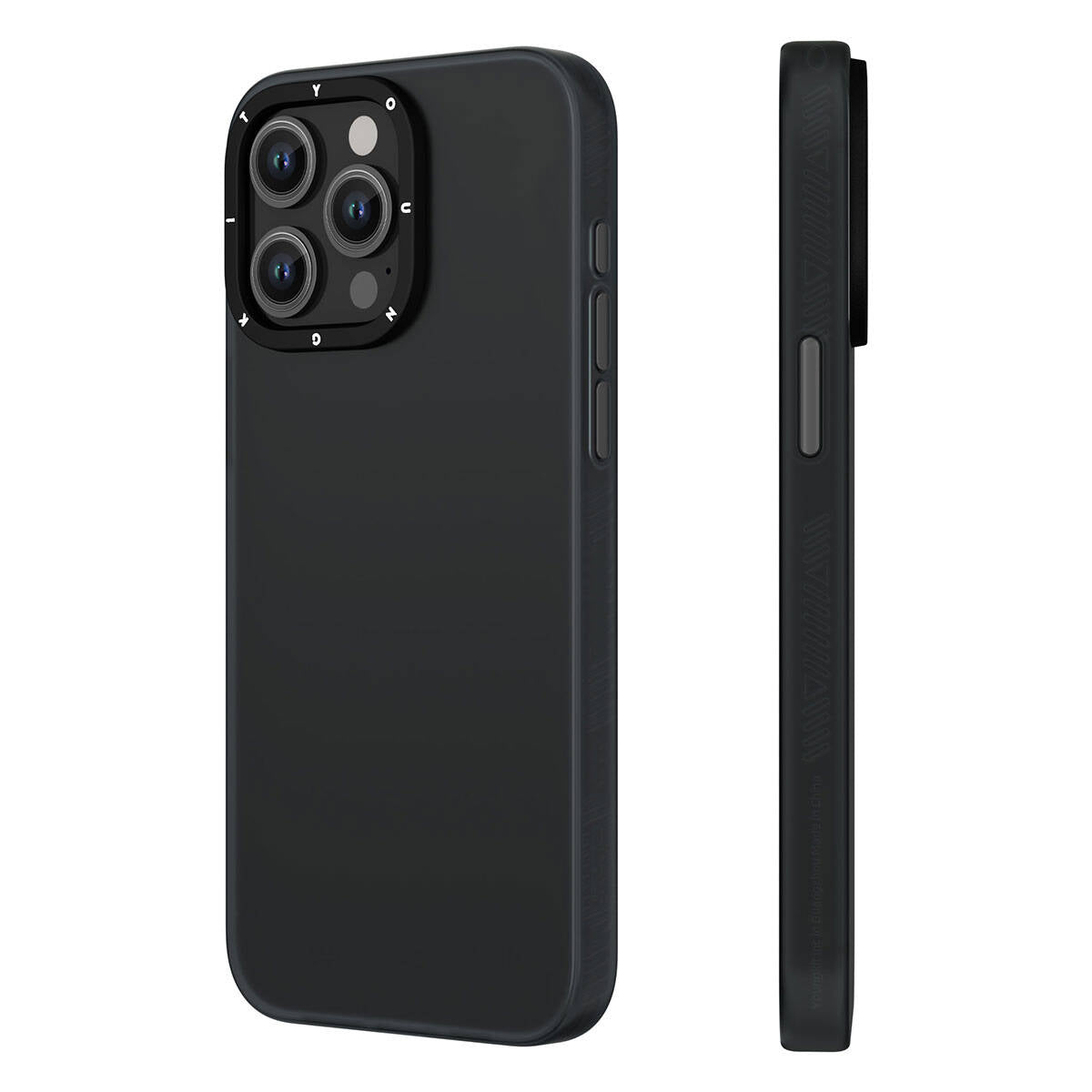 iPhone 15 Pro Max Kılıf Buzlu Mat Tasarım Youngkit Hidden Sand Serisi Kapak