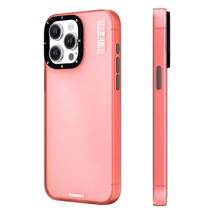 iPhone 15 Pro Max Kılıf Buzlu Mat Tasarım Youngkit Hidden Sand Serisi Kapak