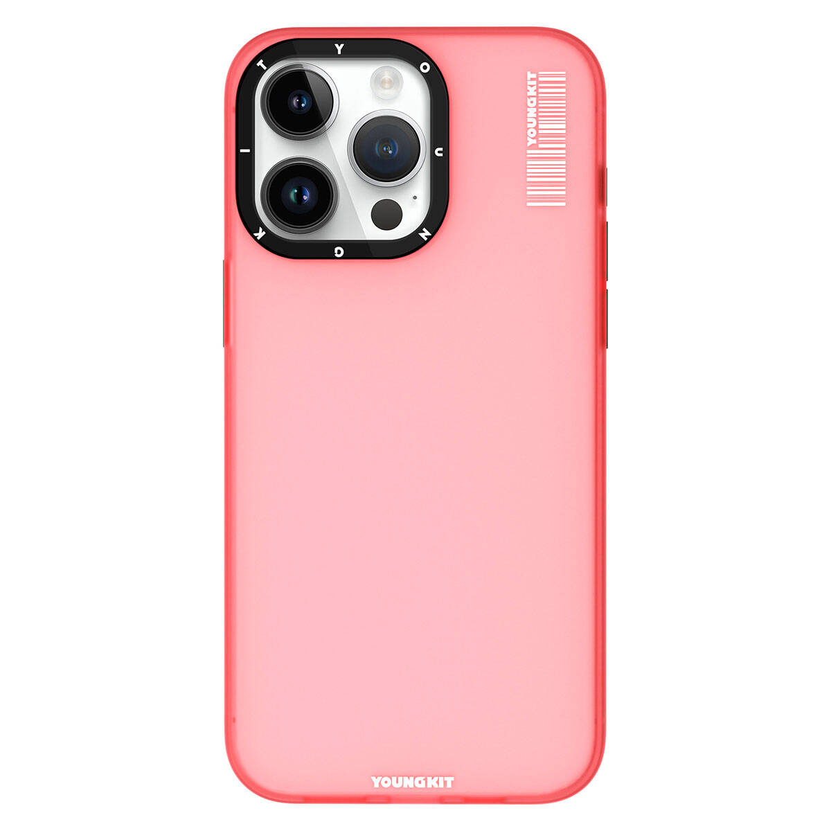 iPhone 15 Pro Max Kılıf Buzlu Mat Tasarım Youngkit Hidden Sand Serisi Kapak