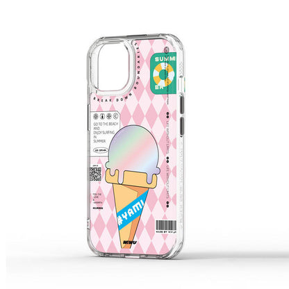 iPhone 15 Pro Max Kılıf Çift Katman Desenli Wiwu Summer Serisi Kapak