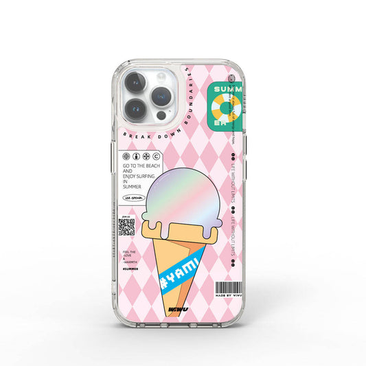 iPhone 15 Pro Max Kılıf Çift Katman Desenli Wiwu Summer Serisi Kapak