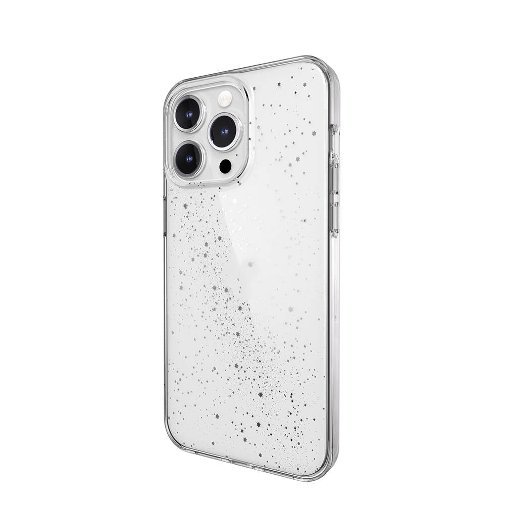 iPhone 15 Pro Max Kılıf Çift Katmanlı IMD Baskılı Bumper Lisanslı Switcheasy Cosmos Starlight Kapak