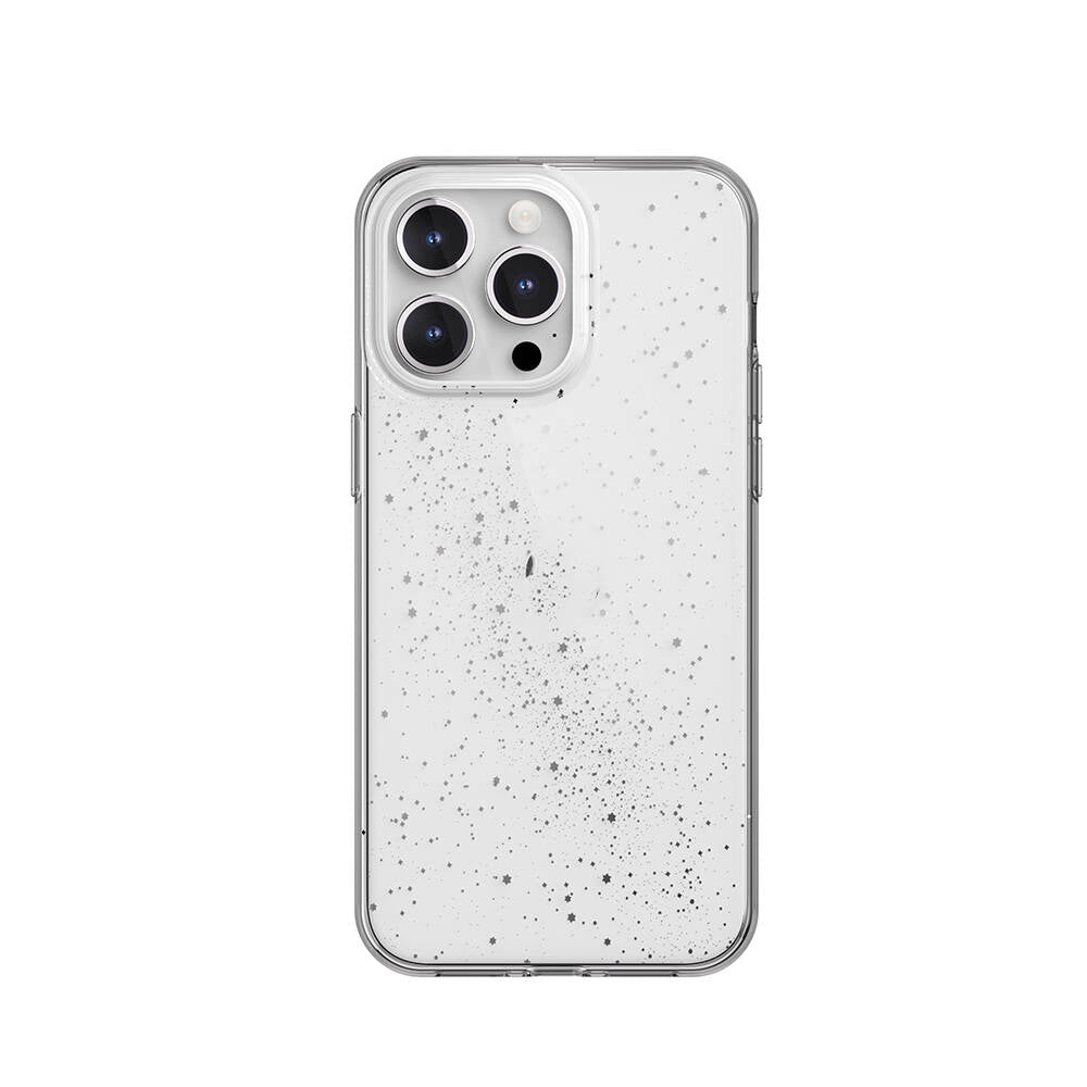 iPhone 15 Pro Max Kılıf Çift Katmanlı IMD Baskılı Bumper Lisanslı Switcheasy Cosmos Starlight Kapak