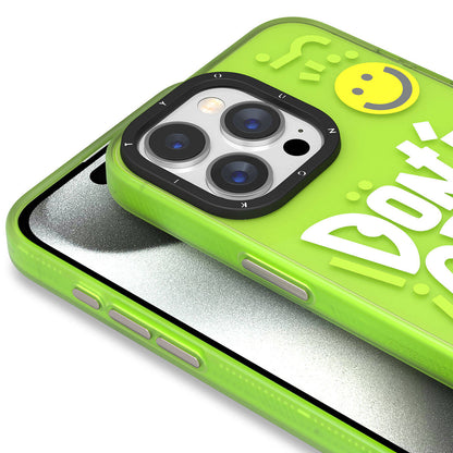 iPhone 15 Pro Max Kılıf Desenli Youngkit Happy Hearth Serisi Kapak