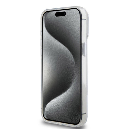 iPhone 15 Pro Max Kılıf Ferrari M-safe Şarj Özellikli Standlı Buzlu Yüzey Dizayn Kapak