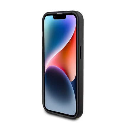 iPhone 15 Pro Max Kılıf Ferrari M-safe Şarj Özellikli Standlı Buzlu Yüzey Dizayn Kapak