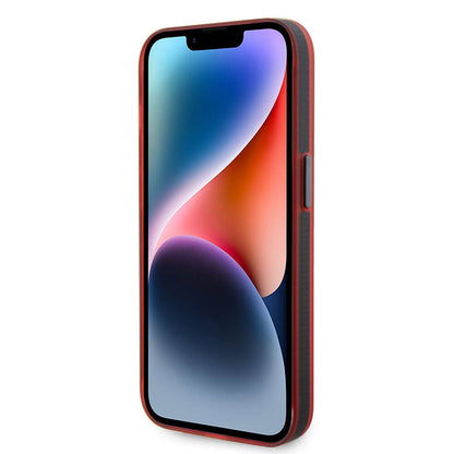 iPhone 15 Pro Max Kılıf Ferrari Orjinal Lisanslı M-safe Şarj Özellikli Kontrast Bumper Kapak