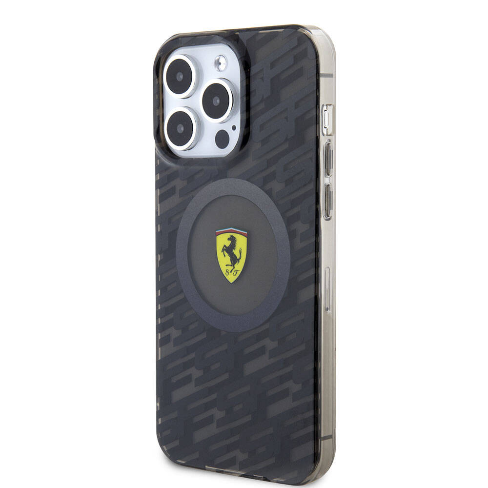 iPhone 15 Pro Max Kılıf Ferrari Orjinal Lisanslı M-safe Şarj Özellikli Multi SF Kapak