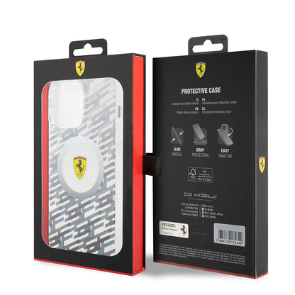 iPhone 15 Pro Max Kılıf Ferrari Orjinal Lisanslı M-safe Şarj Özellikli Multi SF Kapak