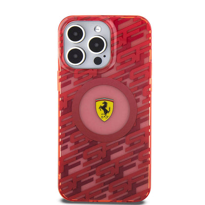 iPhone 15 Pro Max Kılıf Ferrari Orjinal Lisanslı M-safe Şarj Özellikli Multi SF Kapak