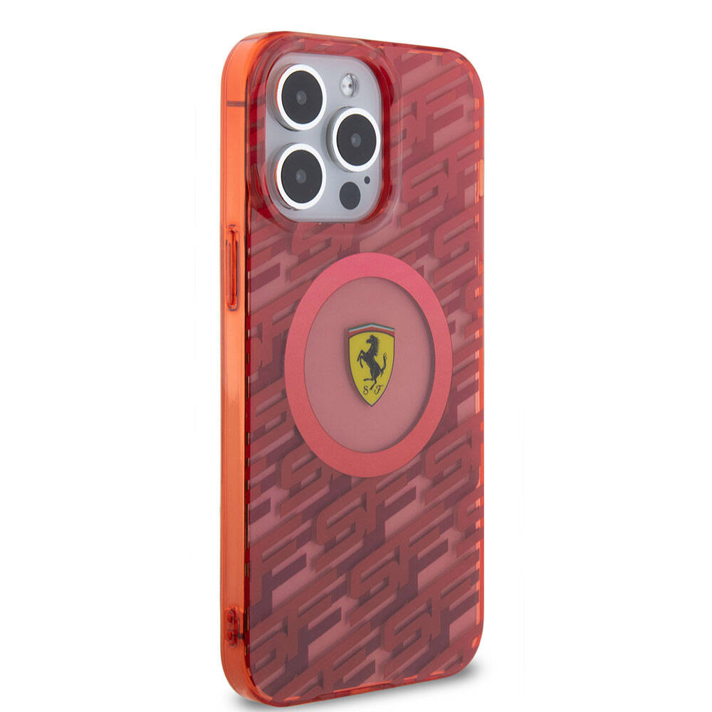 iPhone 15 Pro Max Kılıf Ferrari Orjinal Lisanslı M-safe Şarj Özellikli Multi SF Kapak