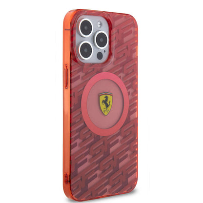 iPhone 15 Pro Max Kılıf Ferrari Orjinal Lisanslı M-safe Şarj Özellikli Multi SF Kapak
