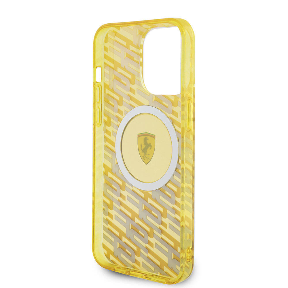 iPhone 15 Pro Max Kılıf Ferrari Orjinal Lisanslı M-safe Şarj Özellikli Multi SF Kapak