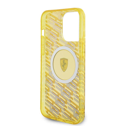 iPhone 15 Pro Max Kılıf Ferrari Orjinal Lisanslı M-safe Şarj Özellikli Multi SF Kapak