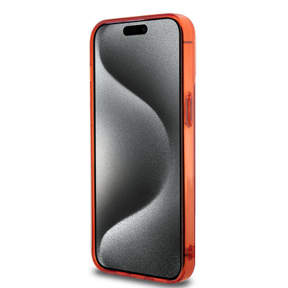 iPhone 15 Pro Max Kılıf Ferrari Orjinal Lisanslı M-safe Şarj Özellikli Parçalanan Noktalar Desenli Kapak