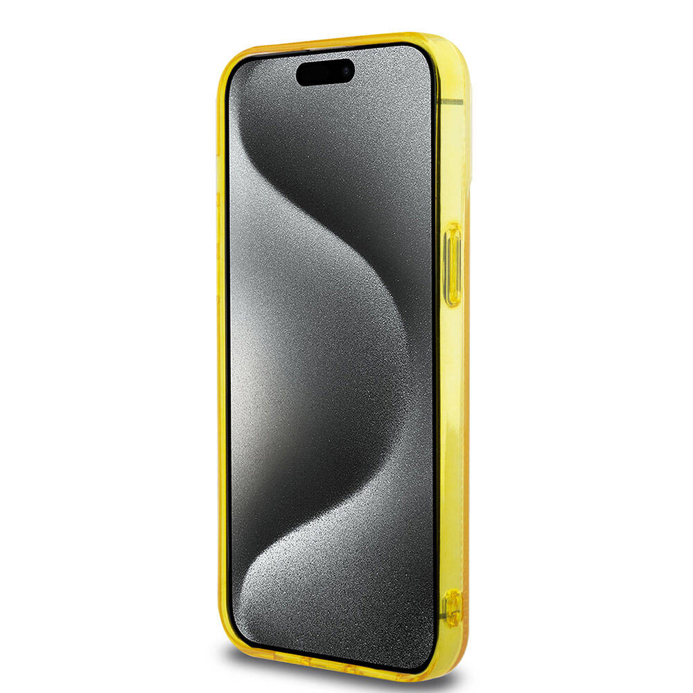 iPhone 15 Pro Max Kılıf Ferrari Orjinal Lisanslı M-safe Şarj Özellikli Parçalanan Noktalar Desenli Kapak