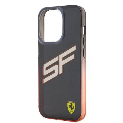 iPhone 15 Pro Max Kılıf Ferrari Orjinal Lisanslı Transparan SF Yazılı Kenarları Renk Geçişli Kapak