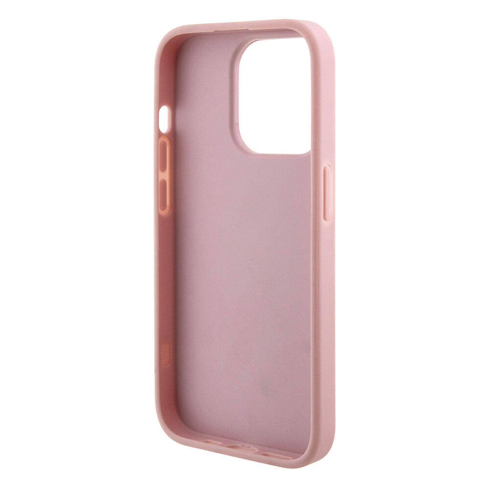 iPhone 15 Pro Max Kılıf Guess Orjinal Lisanslı 4G Büyük Metal Logolu Glitter Kapak