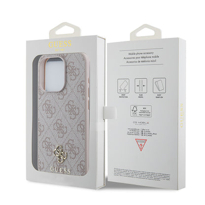 iPhone 15 Pro Max Kılıf Guess Orjinal Lisanslı M-safe Şarj Özellikli Small 4G Classic Kapak
