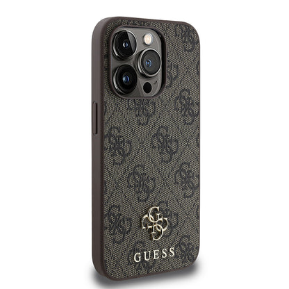 iPhone 15 Pro Max Kılıf Guess Orjinal Lisanslı M-safe Şarj Özellikli Small 4G Classic Kapak