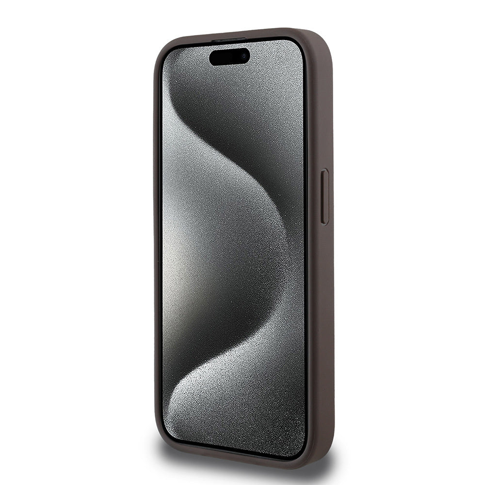 iPhone 15 Pro Max Kılıf Guess Orjinal Lisanslı M-safe Şarj Özellikli Small 4G Classic Kapak