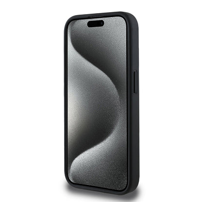 iPhone 15 Pro Max Kılıf Guess Orjinal Lisanslı M-safe Şarj Özellikli Small 4G Classic Kapak