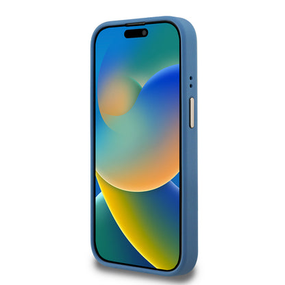 iPhone 15 Pro Max Kılıf Guess Orjinal Lisanslı PU Deri 4G Desenli Metal Büyük 4G ve Yazı Logolu Kamera Standlı Kapak
