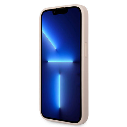 iPhone 15 Pro Max Kılıf Guess Orjinal Lisanslı PU Deri Yazı ve 4G Metal Logolu Desenli Kapak