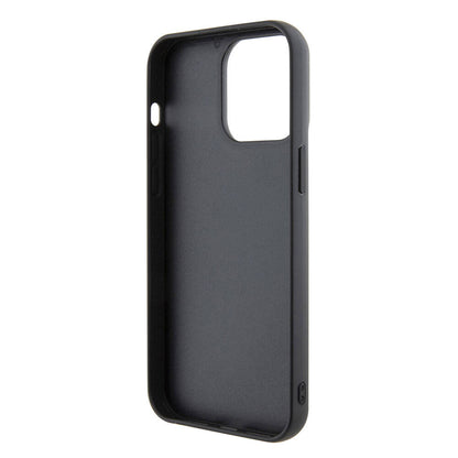 iPhone 15 Pro Max Kılıf Guess Orjinal Lisanslı Pullu Arka Yüzey Metal Yazı Logolu Sequin Script Kapak
