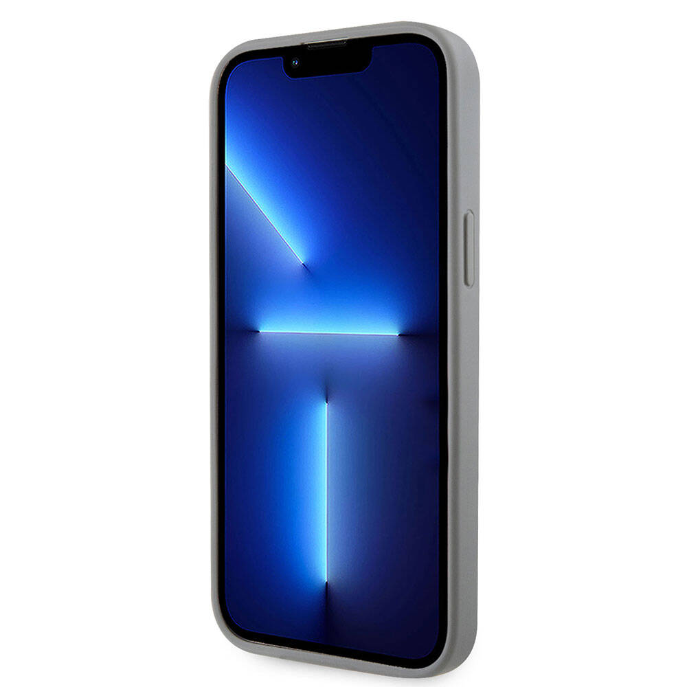 iPhone 15 Pro Max Kılıf Guess Orjinal Lisanslı Taşlı Arka Yüzey Üçgen Logolu Kapak