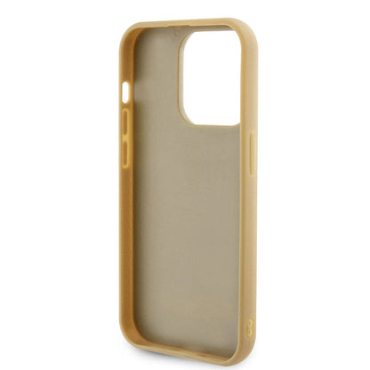 iPhone 15 Pro Max Kılıf Guess Orjinal Lisanslı Yazı Logolu Disco Script Metal Kapak